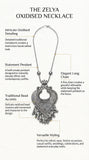 Oxidised Statement Heart Pendant Necklace