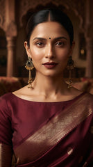 Kashmiri Peacock Tassel Earrings for Women | Antique Dual-Tone Earrings with Black Stone & Ghungroo Tassels | Ethnic Statement Earrings
