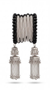 Oxidised Zariya Tassel Bracelet