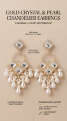 Luna Pearl Drop Korean Earrings