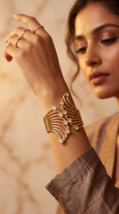 Golden Cuff Bracelet