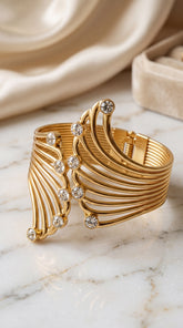 Golden Cuff Bracelet