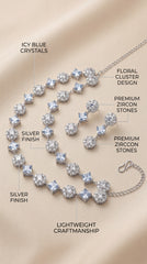 Premium Crystal Necklace Set with Earrings