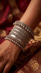 Premium Oxidised Statement Bracelet