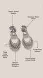 Noor Oxidised Jhumkas