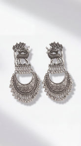 Noor Oxidised Jhumkas