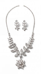 Celeste Crystal Bloom Necklace Set
