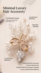 Pearl Floral Hair Clip