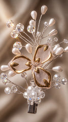 Pearl Floral Hair Clip