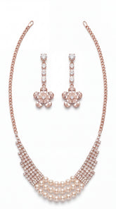 Rosé Pearl Luxe Necklace Set