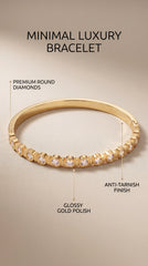 Aurora Crystal Gold Bracelet