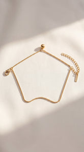 Luna Drop Gold Anklet