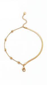 Aurielle Gold Minimal Anklet