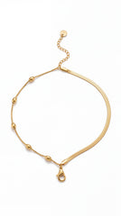 Aurielle Gold Minimal Anklet