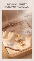 Elarié Butterfly Pearl Necklace