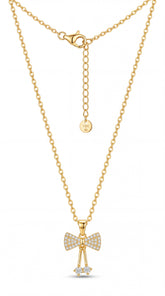 Elarié Butterfly Pearl Necklace