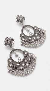 Afiya Oxidised Jhumkas