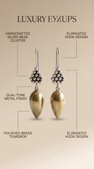 Brass Drop Earrings