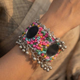 Multicolor Beaded Oxidised Bracelet