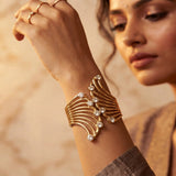 Golden Cuff Bracelet