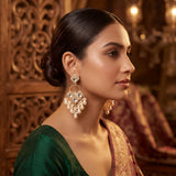 Luna Pearl Drop Korean Earrings