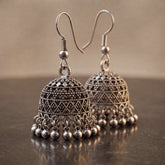 Elira Oxidised Mini Jhumkas