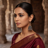 Elira Oxidised Mini Jhumkas