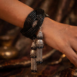 Antique Black Statement Bracelet