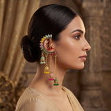 Vaelora Oxidised Tassel Earrings