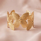 Aurelia Butterfly Cuff Bracelet