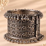 Classic Oxidised Wide Bracelet