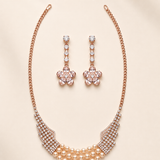 Rosé Pearl Luxe Necklace Set
