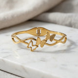 Golden Butterfly Bracelet