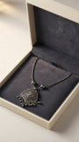 Oxidised Tribal Mandala Pendant Necklace