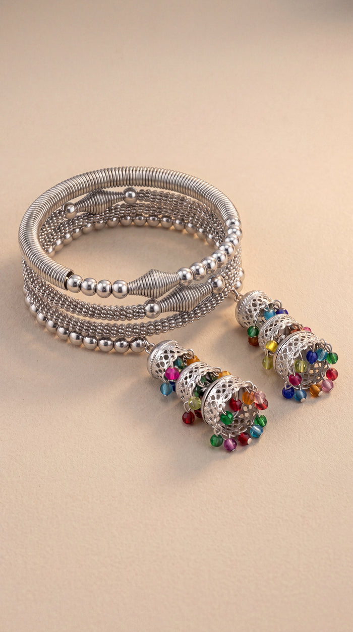 Aurette Oxidised Bracelet