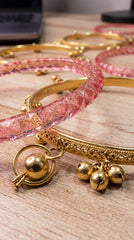 Zelya Traditional Kashmiri Pink Bangles Set (20 Pieces) for Women