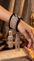Oxidised Zariya Tassel Bracelet