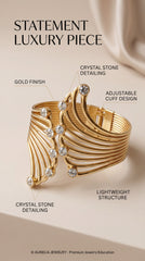 Golden Cuff Bracelet