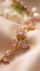 Blush Tulip Crystal Bracelet