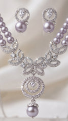 Moonlit Pearl Elegance Necklace Set