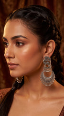 Noor Oxidised Jhumkas
