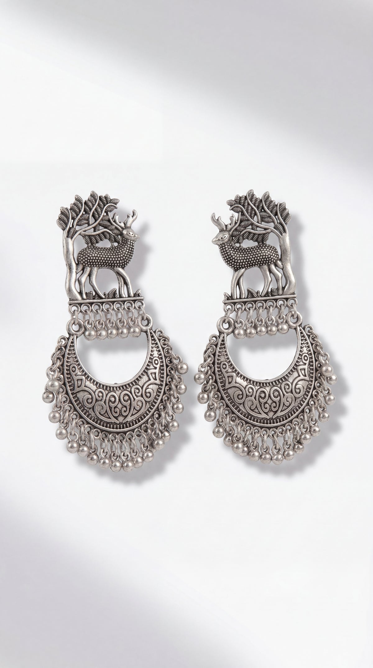 Noor Oxidised Jhumkas