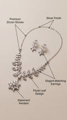 Celeste Crystal Bloom Necklace Set