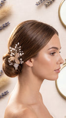 Pearl Floral Hair Clip