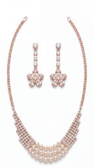 Rosé Pearl Luxe Necklace Set