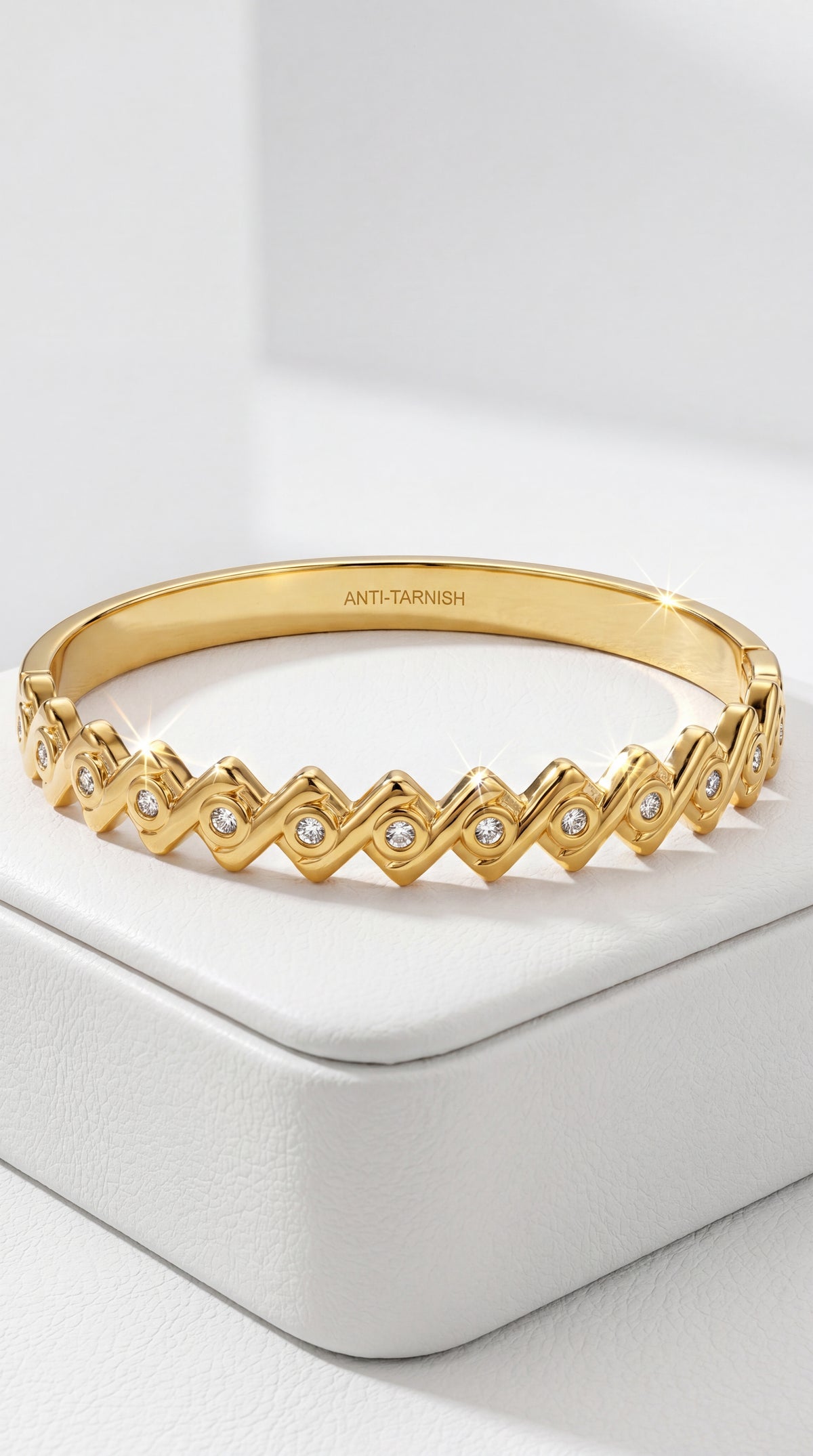 Aurora Luxe Crystal Gold Bracelet