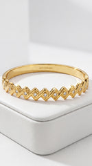 Aurora Luxe Crystal Gold Bracelet