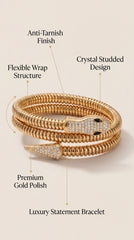 Serpentina Luxe Gold Bracelet