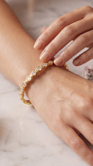 Aurora Crystal Gold Bracelet