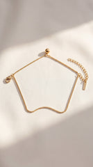 Luna Drop Gold Anklet